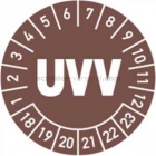 Prüfplaketten - UVV 2018 - 2023