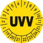 Prüfplaketten - UVV 2019 - 2024
