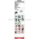 Prüfetiketten: Stehleiter-Gebrauchsanweisung gemäß DIN EN 131-3