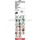 Prüfetiketten: Leiter-Gebrauchsanweisung gemäß DIN EN 131-3