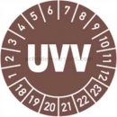 Prüfetiketten: Prüfplaketten - UVV 2018 - 2023